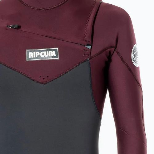 Costum de neopren pentru bărbați Rip Curl Dawn Patrol 4/3mm gri-maroon WSM9CM