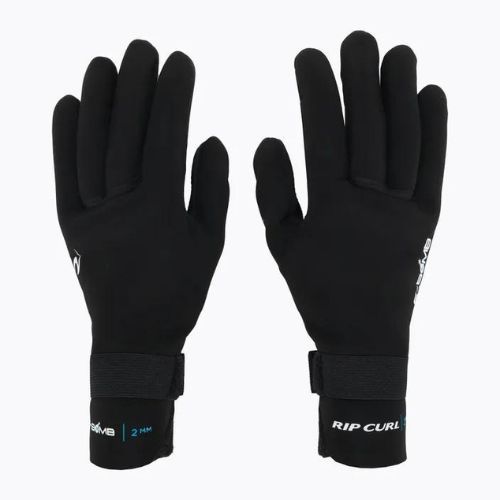 Mănuși de neopren pentru bărbați Rip Curl E Bomb 2mm 5 Finger 90 negru WGL5SE