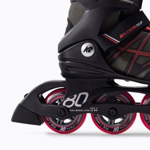Patine pentru femei K2 Alexis 80 Boa gri 30G0317