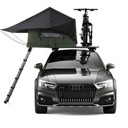 Cort de acoperiș pentru 2 persoane Thule Tepui Foothill verde 901250