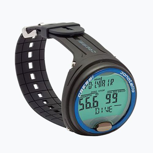Cressi Donatello Calculator de scufundări negru/albastru KS860022