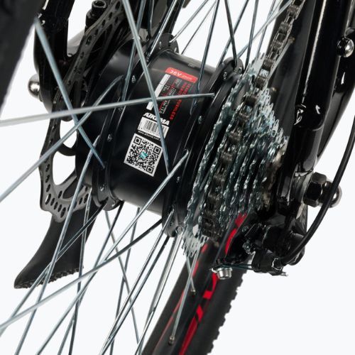 Lovelec Alkor 15Ah biciclete electrice negru-roșu B400239