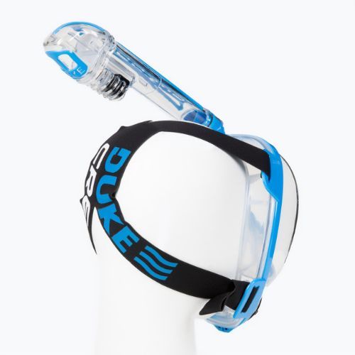 Cressi Duke Dry Mască completă pentru snorkelling albastru XDT000020