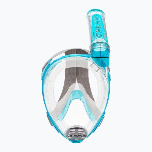 Mască Cressi Duke Dry Full Face pentru snorkelling Turquoise XDT000025