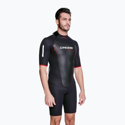 Costum de neopren pentru bărbați Cressi Altum Wetsuit Shorty 3mm negru XLV436022