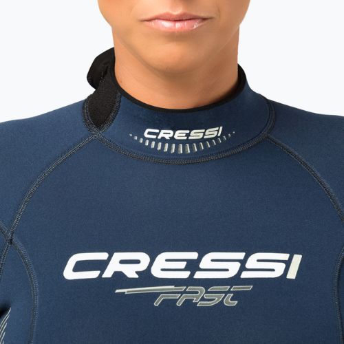 Costum de scafandru pentru femei Cressi Fast Monopiece 3 mm albastru marin LR109301