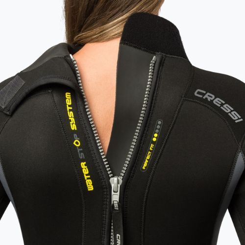 Costum de scafandru pentru femei Cressi Fast Monopiece 5 mm negru LR109501