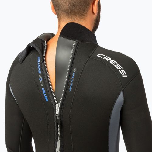 Costum de scufundări pentru bărbați Cressi Fast Monopiece 7mm negru LR108703