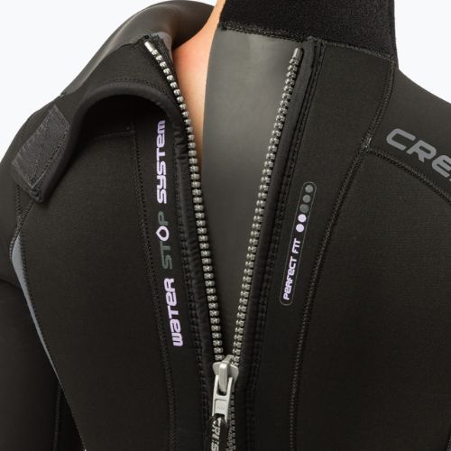 Costum de neopren pentru femei Cressi Fast Monopiece 7mm negru LR109702