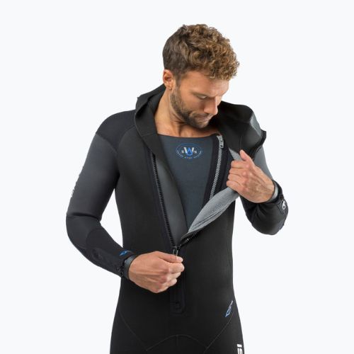 Costum de scufundări pentru bărbați Cressi Facile Monopiece 8mm negru LT473403