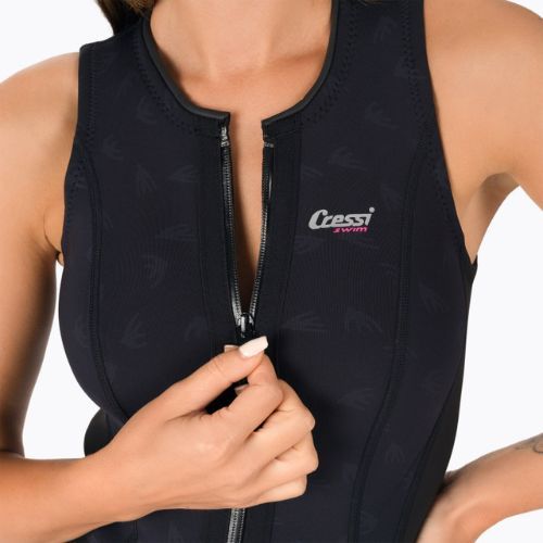 Costum de baie întreg pentru femei Cressi Termico 2mm negru DG000502