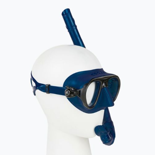 Cressi Calibro + Corsica set de snorkel mască + snorkel albastru DS434550