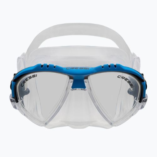 Set de scufundări Cressi Matrix + mască Gamma + snorkel albastru DS302501