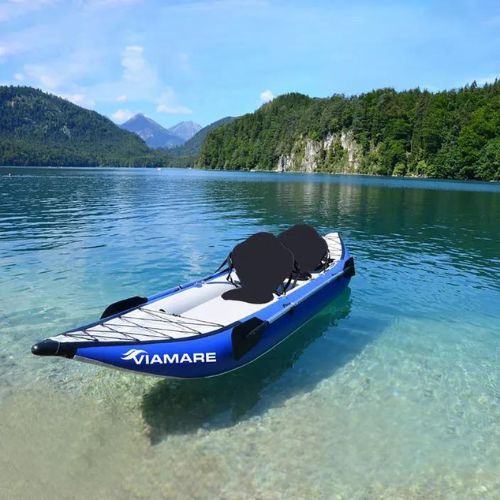 Kayak 2 persoane Viamare 400 Sit On Top 2 pax albastru 1126163