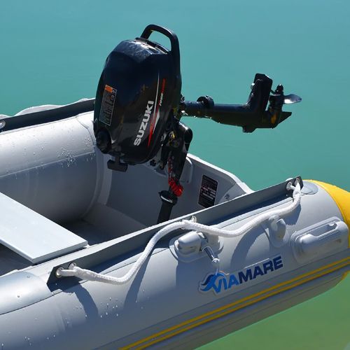 Viamare 230 S Slat 2 persoane ponton gri-galben 1126148