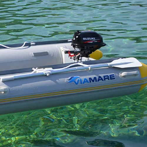 Ponton de mare 5 locuri Viamare 330 S ALU gri 1126149