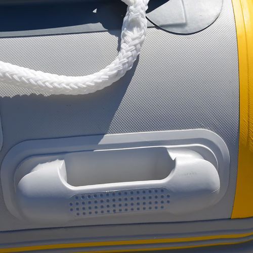 5 persoane ponton Viamare 330 S Airdeck gri-galben 1126154