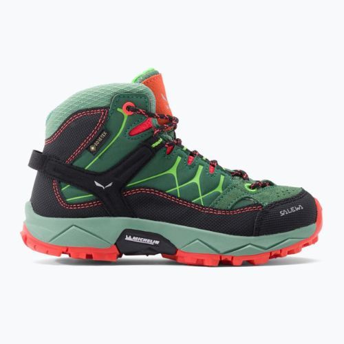 Cizme de trekking pentru copii Salewa Alp Trainer Mid GTX verde 00-0000064010