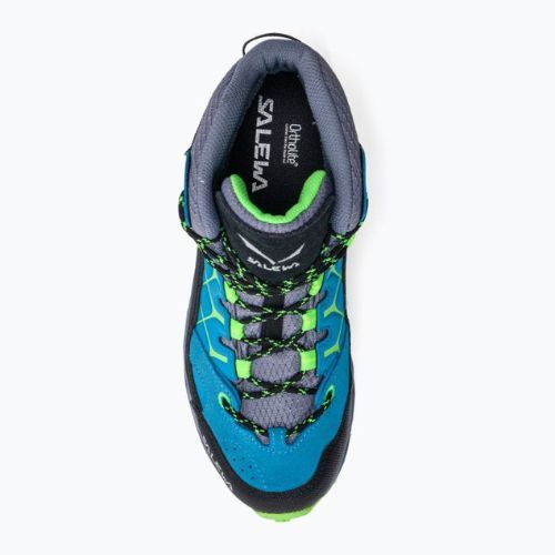 Cizme de trekking pentru copii Salewa Alp Trainer Mid GTX albastru 00-0000064010