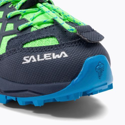 Salewa Wildfire cizme de trekking pentru copii albastru-verde 00-0000064007