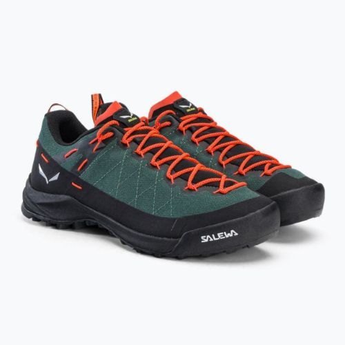 Cizme de drumeție pentru bărbați Salewa Wildfire Canvas verde 00-0000061406