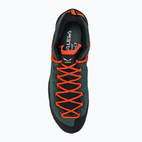 Cizme de drumeție pentru bărbați Salewa Wildfire Canvas verde 00-0000061406