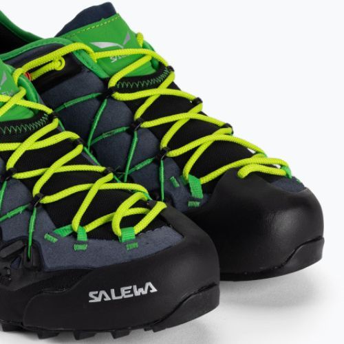 Pantof de abordare Wildfire Edge pentru bărbați Salewa albastru marin/galben 00-0000061346