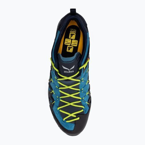 SALEWA Wildfire Edge cizme de trekking pentru bărbați albastru/galben 61346