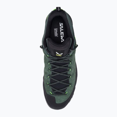 Cizme de drumeție pentru bărbați Salewa Wildfire Leather verde 00-0000061395