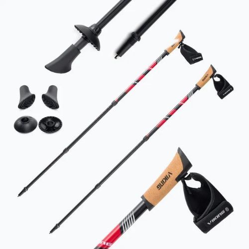 Viking Kube Pro 34 roșu 650/22/1743/34 bețe de nordic walking Viking Kube Pro 34 roșu 650/22/1743/34