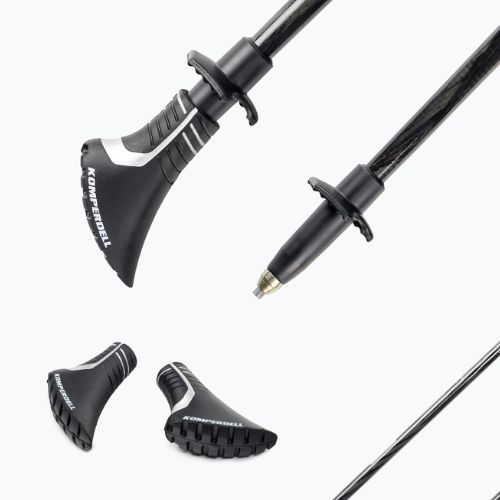 Komperdell Poniente Carbon Pure 1482334-10 Bețe pentru mersul nordic