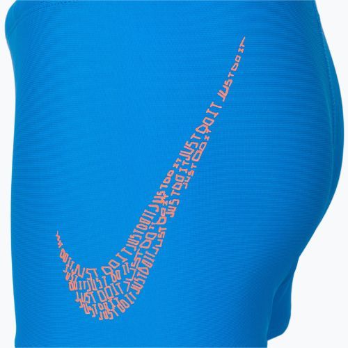 Nike Jdi Swoosh Aquashort, boxeri de înot pentru copii, albastru NESSC854-458