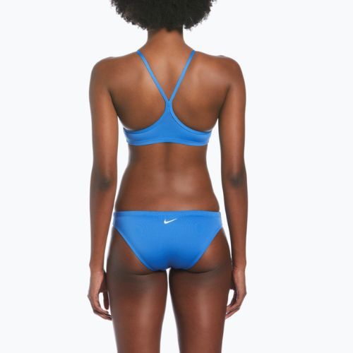 Costum de baie din două piese pentru femei Nike Essential Sports Bikini albastru NESSA211-442