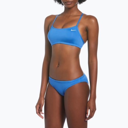 Costum de baie din două piese pentru femei Nike Essential Sports Bikini albastru NESSA211-442