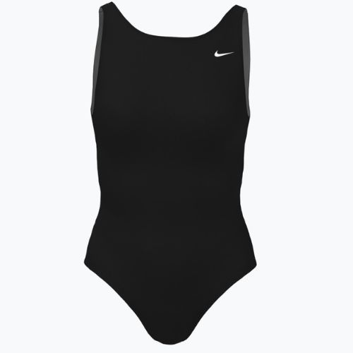 Costum de baie dintr-o singură piesă pentru femei Nike Hydralock Sculpt U-Back negru NESSC200-001