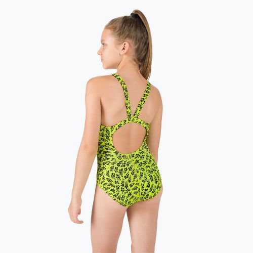 Costum de baie o piesă pentru copii Nike Multiple Print Fastback Verde NESSC755-312