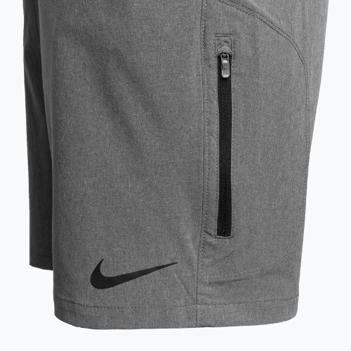 Pantaloni scurți de înot bărbați Nike Flow 9' Hybrid gri închis NESSC515