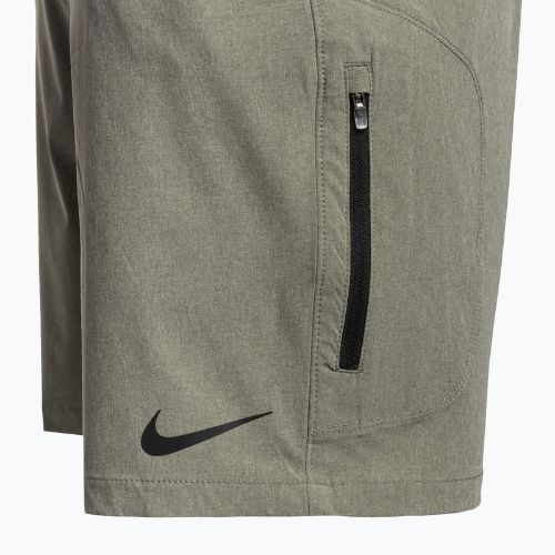 Pantaloni scurți de înot bărbați Nike Flow 9' Hybrid verde NESSC515