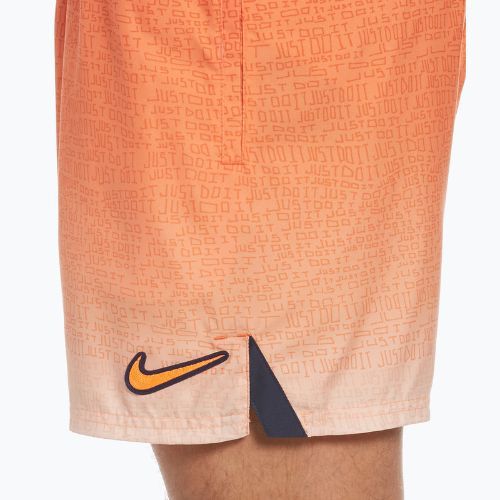 Pantaloni scurți de baie Nike Jdi Fade 5" Nike Jdi Fade 5" Volley pentru bărbați, portocaliu NESSC479-817