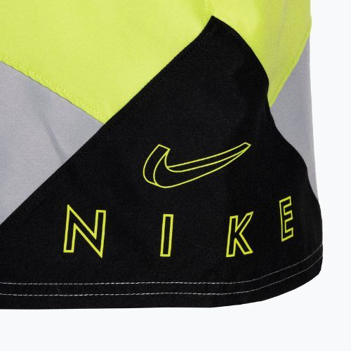 Pantaloni scurți de înot Nike Logo 5" Volley pentru bărbați, verde NESSC470-001