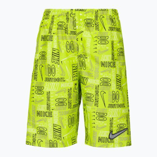 Pantaloni scurți de baie pentru copii Nike Logo Mashup 8" Volley verde NESSC791-312