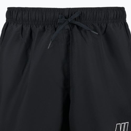 Bărbați Nike Logo Solid 5" Volley pantaloni scurți de înot negru NESSA566-001