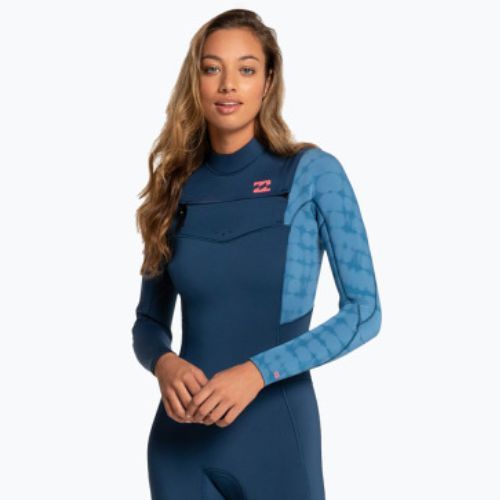 Costumul de neopren pentru femei Billabong 4/3 Synergy CZ Full blue wave
