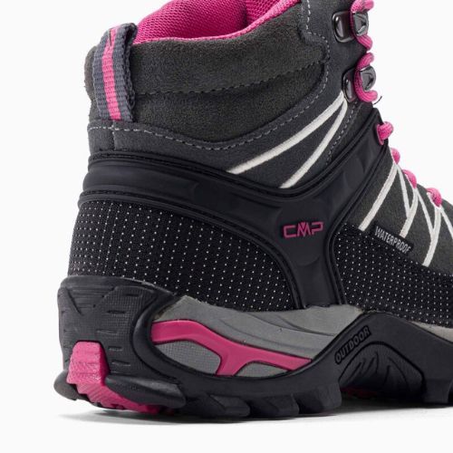 Cizme de trekking pentru femei CMP Rigel Mid Wp gri 3Q12946/103Q