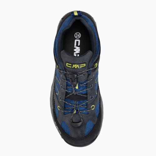 Cizme de trekking pentru copii CMP Sun albastru/verde 3Q11154/18NL