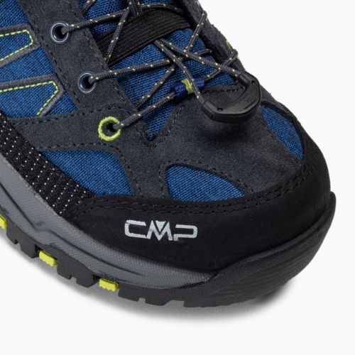 Cizme de trekking pentru copii CMP Sun albastru/verde 3Q11154/18NL