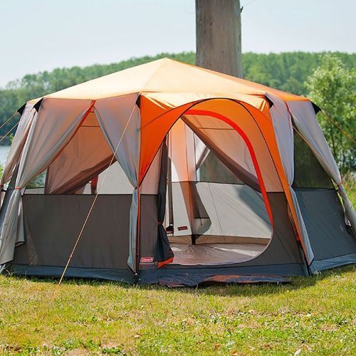 Cort de camping pentru 8 persoane Coleman Cortes Octagon 8 gri 2000019550