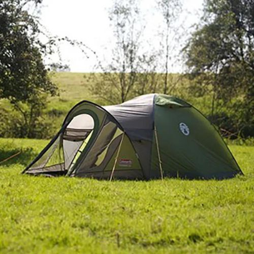 Cort de camping Coleman Darwin 3+ pentru 3 persoane, verde 2000038488