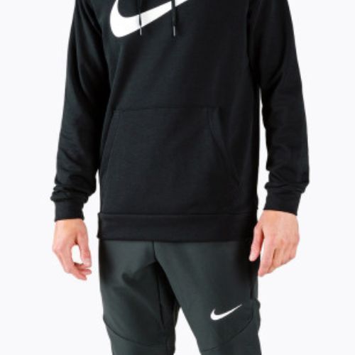 Hanorac cu glugă Nike Dri-FIT negru pentru bărbați CZ242525-010