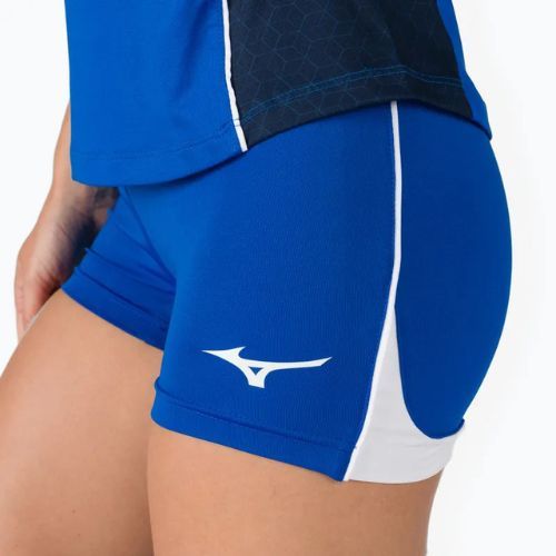 Pantaloni scurți de antrenament pentru femei Mizuno High-Kyu albastru V2EB720122